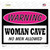 Woman Cave No Men Allowed Novelty Rectangle Sticker Decal