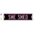 She Shed Novelty Narrow Sticker Decal
