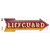 Lifeguard Bulb Letters Novelty Arrow Sticker Decal