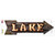 Lake Bulb Letters Novelty Arrow Sticker Decal
