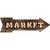 Market Bulb Letters Novelty Arrow Sticker Decal