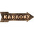 Karaoke Bulb Letters Novelty Arrow Sticker Decal