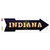 Indiana Bulb Lettering Novelty Arrow Sticker Decal