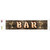 Bar Cocktails Bulb Lettering Novelty Narrow Sticker Decal