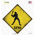 Baseball Xing Novelty Diamond Sticker Decal