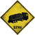 Tank Truck Xing Novelty Diamond Sticker Decal