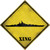 Battleship Xing Novelty Diamond Sticker Decal