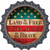 Land of The Free Novelty Bottle Cap Sticker Decal