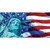 Lady Liberty Novelty Sticker Decal