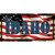 Idaho on American Flag Novelty Sticker Decal