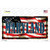 Maryland on American Flag Novelty Sticker Decal