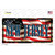 New Jersey on American Flag Novelty Sticker Decal