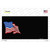 American Flag Offset Novelty Sticker Decal