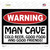 Man Cave Cold Beer Good Friends Novelty Rectangle Sticker Decal