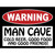 Man Cave Cold Beer Good Friends Novelty Rectangle Sticker Decal