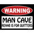 Man Cave Rehab Is For Quitters Novelty Rectangle Sticker Decal