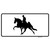 Horse With Rider Novelty Sticker Decal