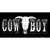 Cowboy Longhorn Skull Novelty Sticker Decal