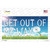 Get Out Of My Way Novelty Sticker Decal