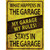 My Garage My Rules Novelty Rectangle Sticker Decal