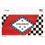 Arkansas Racing Flag Novelty Sticker Decal