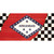 Arkansas Racing Flag Novelty Sticker Decal