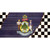 Maine Racing Flag Novelty Sticker Decal