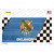 Oklahoma Racing Flag Novelty Sticker Decal