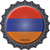 Armenia Novelty Bottle Cap Sticker Decal