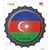 Azerbaijan Country Novelty Bottle Cap Sticker Decal