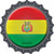 Bolivia Country Novelty Bottle Cap Sticker Decal