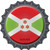 Burundi Country Novelty Bottle Cap Sticker Decal