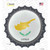 Cyprus Country Novelty Bottle Cap Sticker Decal