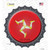 Isle Of Man Country Novelty Bottle Cap Sticker Decal