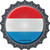 Luxembourg Country Novelty Bottle Cap Sticker Decal