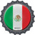 Mexico Country Novelty Bottle Cap Sticker Decal