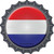 Netherlands Country Novelty Bottle Cap Sticker Decal