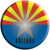 Arizona State Flag Novelty Circle Sticker Decal