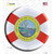 Florida State Flag Novelty Circle Sticker Decal