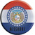 Missouri State Flag Novelty Circle Sticker Decal