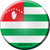Abkhazia Country Novelty Circle Sticker Decal