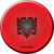 Albania Country Novelty Circle Sticker Decal