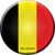 Belgium Country Novelty Circle Sticker Decal