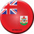 Bermuda Country Novelty Circle Sticker Decal