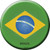 Brazil Country Novelty Circle Sticker Decal