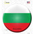 Bulgaria Country Novelty Circle Sticker Decal