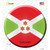 Burundi Country Novelty Circle Sticker Decal