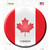 Canada Country Novelty Circle Sticker Decal