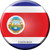 Costa Rica Country Novelty Circle Sticker Decal