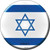 Israel Country Novelty Circle Sticker Decal